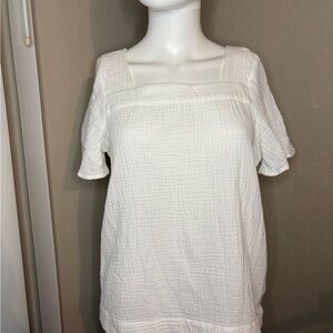 Madewell 100% cotton blouse